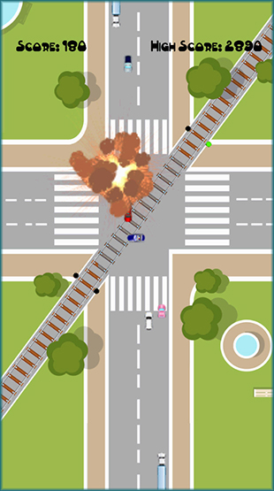 Ufo Blitz Title screen